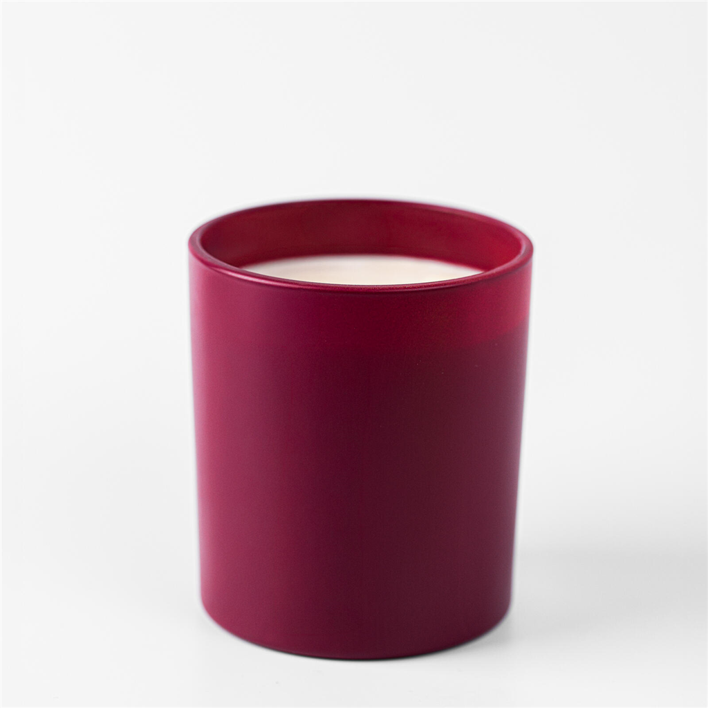 10 oz. Cranberry Glass Tumbler Jar